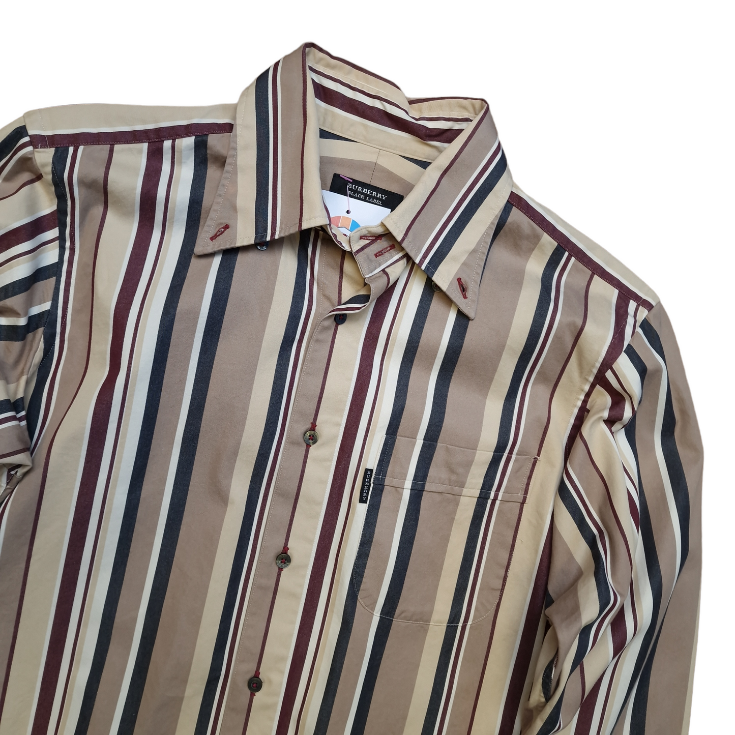 Vintage Burberry striped shirt - XS